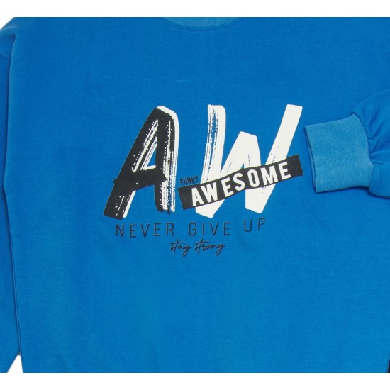 FUNKY Σετ Μπλούζα και Παντελόνι Εποχιακό 123-117105 Μπλε/Μαύρο 