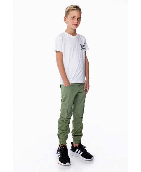 FUNKY Παντελόνι Cargo 124-111100-02 Χακί 