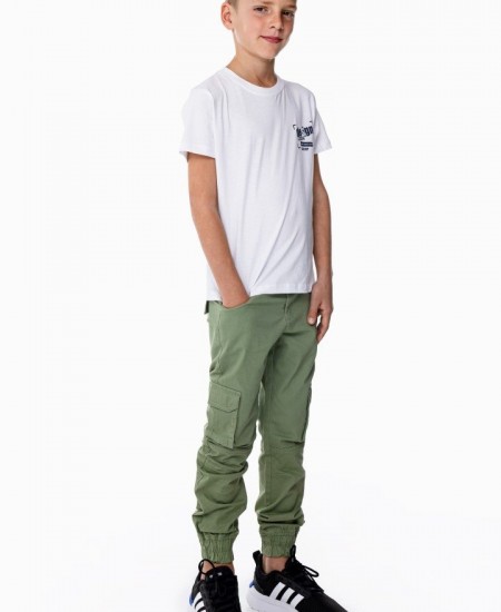 FUNKY Παντελόνι Cargo 124-111100-02 Χακί 