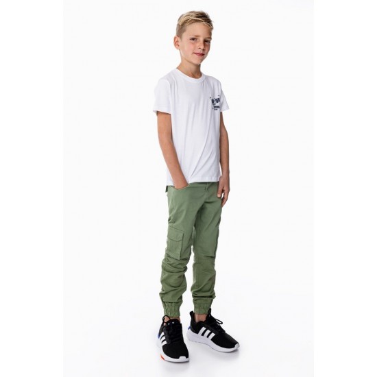 FUNKY Παντελόνι Cargo 124-111100-02 Χακί 