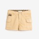 FUNKY Σορτς Τζιν 124-532103 Μπεζ/Animal Print 