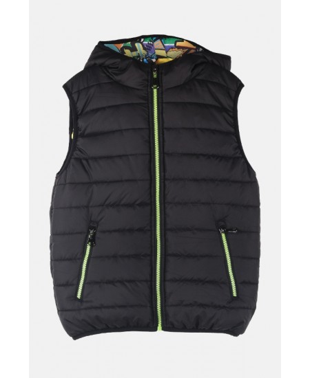 JOYCE Μπουφάν Αμάνικο 2442906 Μαύρο 