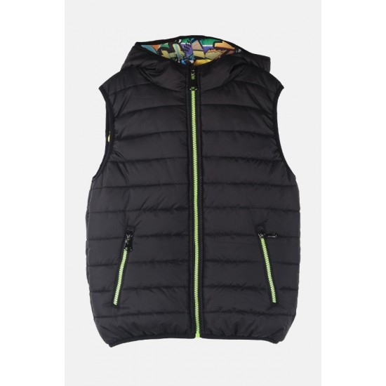 JOYCE Μπουφάν Αμάνικο 2442906 Μαύρο 