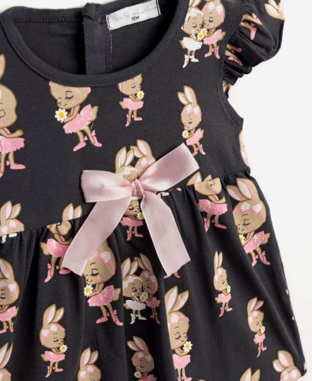 FUNKY Φόρεμα 124-928106 Ανθρακί 