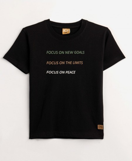 FUNKY Μπλούζα με Κοντό Μανίκι 124-105120 Μαύρη 