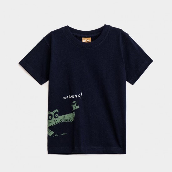 FUNKY Μπλούζα με Κοντό Μανίκι 124-305115 Μπλε