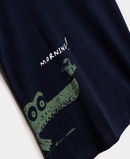 FUNKY Μπλούζα με Κοντό Μανίκι 124-305115 Μπλε