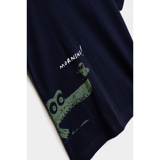 FUNKY Μπλούζα με Κοντό Μανίκι 124-305115 Μπλε