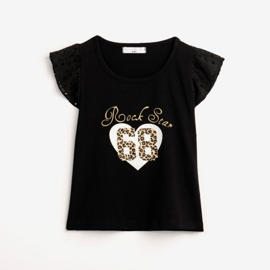 FUNKY Μπλούζα 124-505110 Μαύρη 