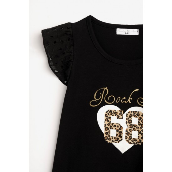 FUNKY Μπλούζα 124-505110 Μαύρη 