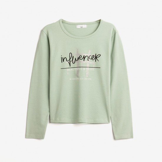 FUNKY  Μπλούζα 124-506101 Φυστικί 