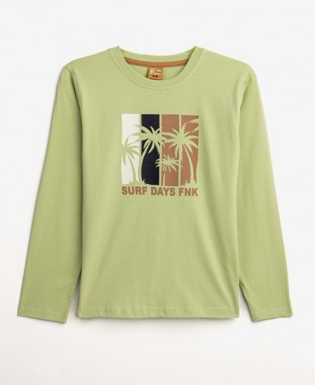 FUNKY Μπλούζα 124-106100  Λαχανί