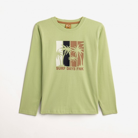 FUNKY Μπλούζα 124-106100  Λαχανί