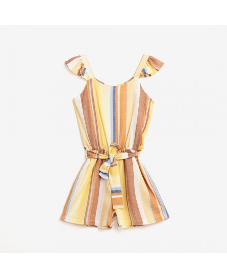 FUNKY Ολόσωμο Σορτς με Ζώνη 124-535103 Μπεζ