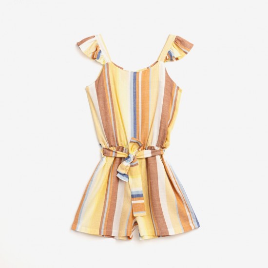 FUNKY Ολόσωμο Σορτς με Ζώνη 124-535103 Μπεζ