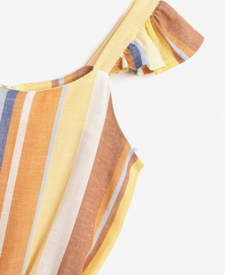 FUNKY Ολόσωμο Σορτς με Ζώνη 124-535103 Μπεζ