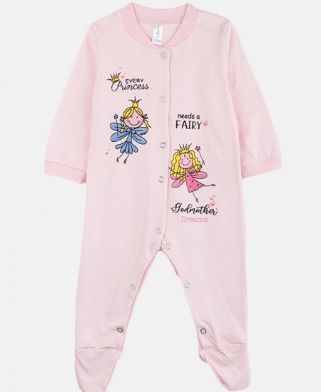 DREAMS Ολόσωμα Φορμάκια 2τμχ 2421202 Ροζ/Φουξ 