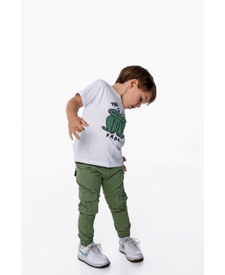 FUNKY Παντελόνι Cargo 124-311102 Χακί