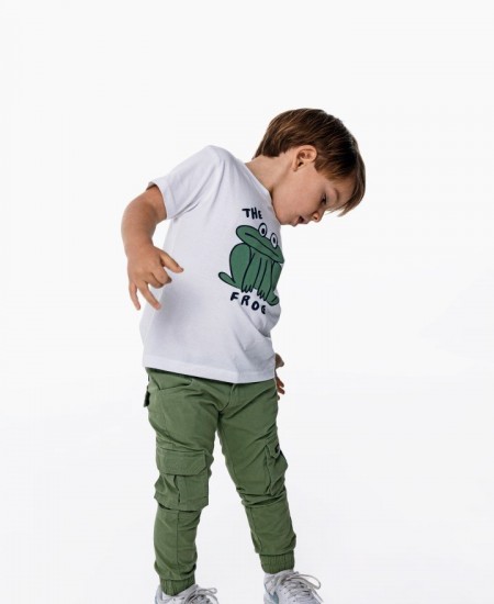 FUNKY Παντελόνι Cargo 124-311102 Χακί