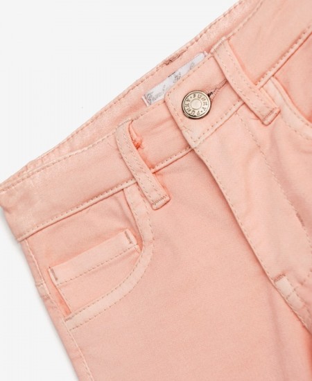 FUNKY Παντελόνι Wide Leg 124-731102 Ροζ 