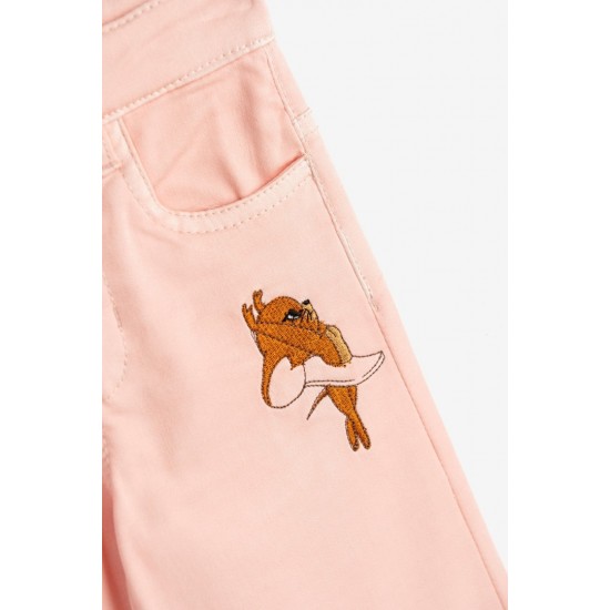 FUNKY Παντελόνι Wide Leg 124-731102 Ροζ 