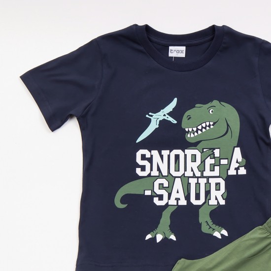 TRAX Πιτζάμα Δεινόσαυρος 45391 Μπλε/Χακί