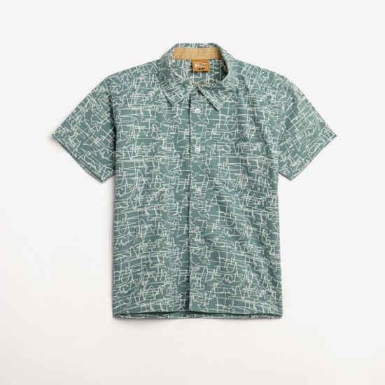 FUNKY Πουκάμισο 124-108102 Τυρκουάζ 