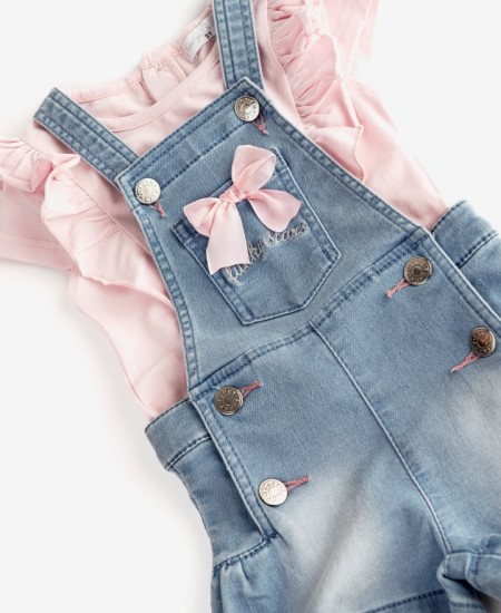 FUNKY Σετ Σαλοπέτα και Μπλούζα 124-943100 Ροζ