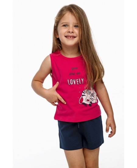 FUNKY Σετ Αμάνικο και Σορτς 124-724138 Φουξ/Μπλε