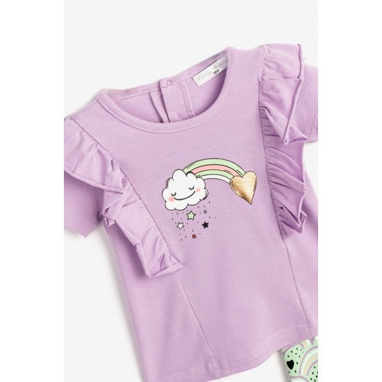 FUNKY Σετ Μπλούζα και Κολάν 124-919109 Λιλά  