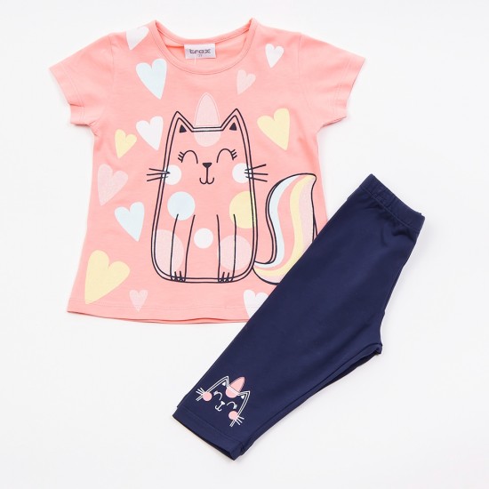 TRAX Σετ Μπλούζα και Κολάν 45214 Candy/Μπλε