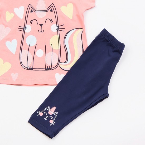 TRAX Σετ Μπλούζα και Κολάν 45214 Candy/Μπλε