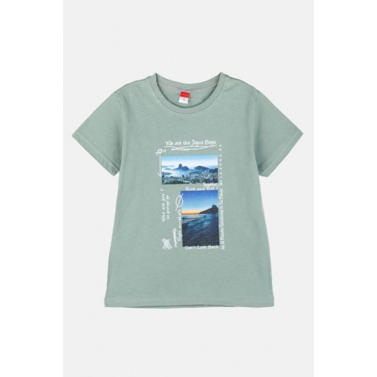 JOYCE Σετ Μπλούζα και Βερμούδα 2414133 Χακί/Μαύρο 