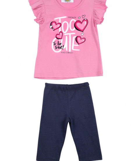 FRENZY Σετ Μπλούζα και Κολάν 62415433 Ροζ 