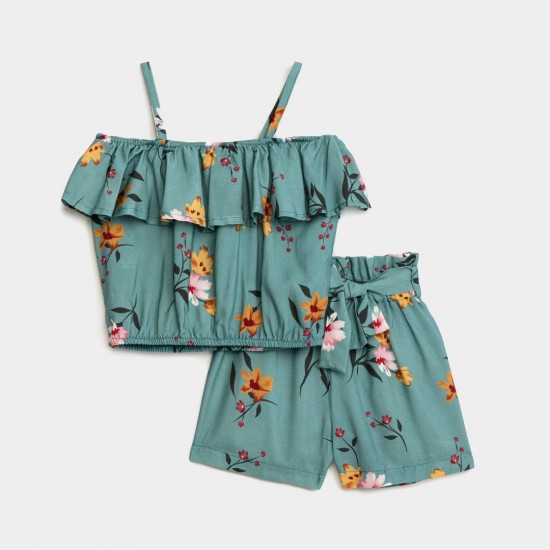 FUNKY Σετ Μπλούζα και Σορτς 124-525106 Μπλε