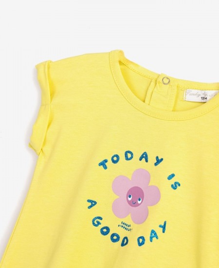 FUNKY Σετ Μπλούζα και Κολάν 124-919106 Κίτρινο/Μπλε 