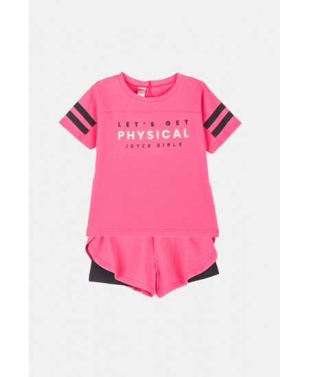 JOYCE Σετ Μπλούζα και Σορτς 2413150 Φουξ