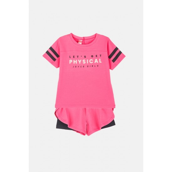 JOYCE Σετ Μπλούζα και Σορτς 2413150 Φουξ