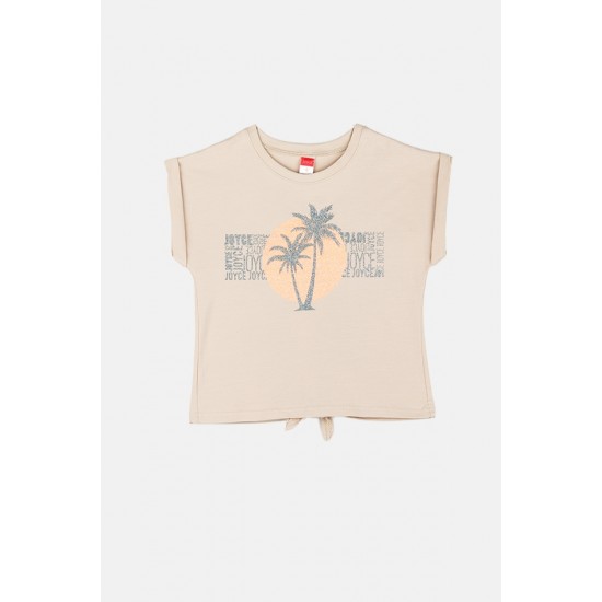 JOYCE Σετ Μπλούζα και Σορτς 2413146 Μπεζ/Χακί 