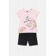 JOYCE Σετ Μπλούζα και Κολάν 2411118 Ροζ/Μαύρο 