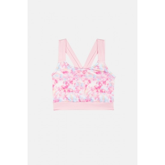 JOYCE Σετ Μπουστάκι και Κολάν Ποδηλατικό 2413138 Ροζ 