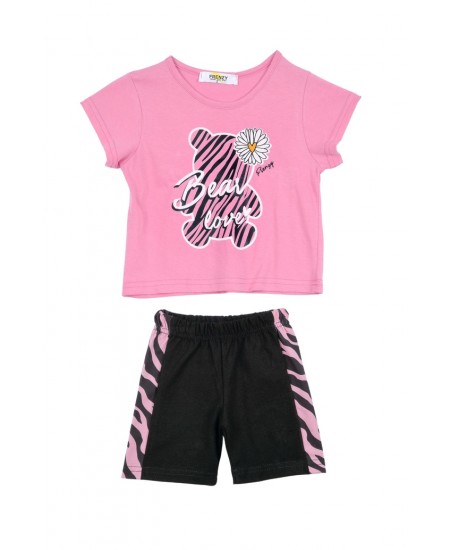 FRENZY Σετ Μπλούζα και Κολάν 62415443 Ροζ/Μαύρο 