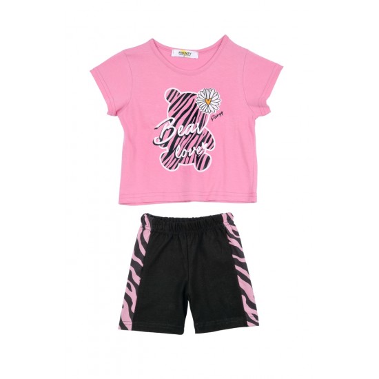 FRENZY Σετ Μπλούζα και Κολάν 62415443 Ροζ/Μαύρο 