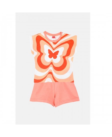 JOYCE Σετ Μπλούζα και Σορτς 2411131 Πορτοκαλί 