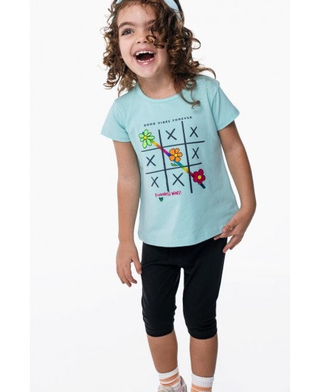 FUNKY Σετ Μπλούζα και Κολάν 124-720100 Γαλάζιο 