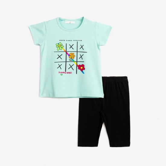 FUNKY Σετ Μπλούζα και Κολάν 124-720100 Γαλάζιο 