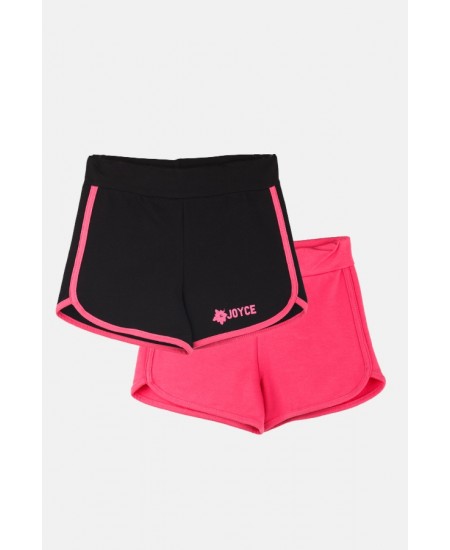 JOYCE Σορτς 2τμχ 2413407 Μαύρο/Φουξ 