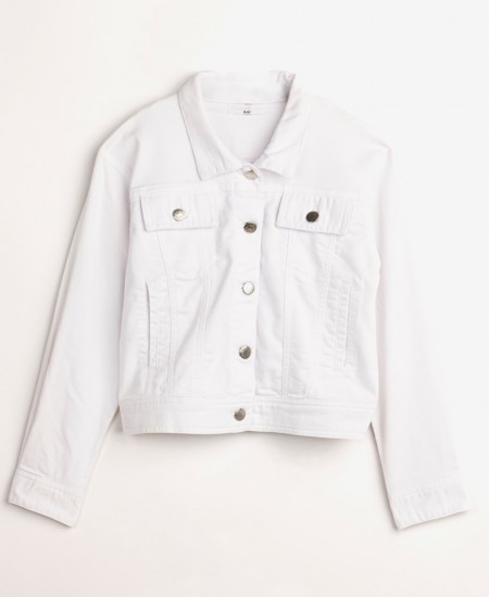 FUNKY Τζάκετ 124-518106 Λευκό 