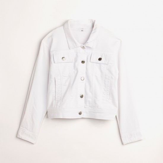 FUNKY Τζάκετ 124-518106 Λευκό 