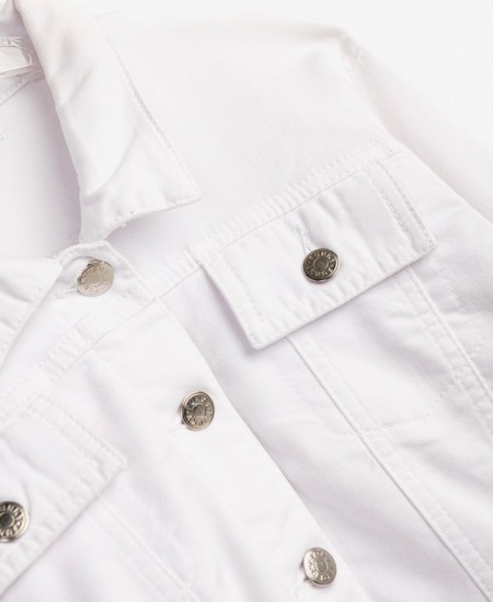 FUNKY Τζάκετ 124-518106 Λευκό 